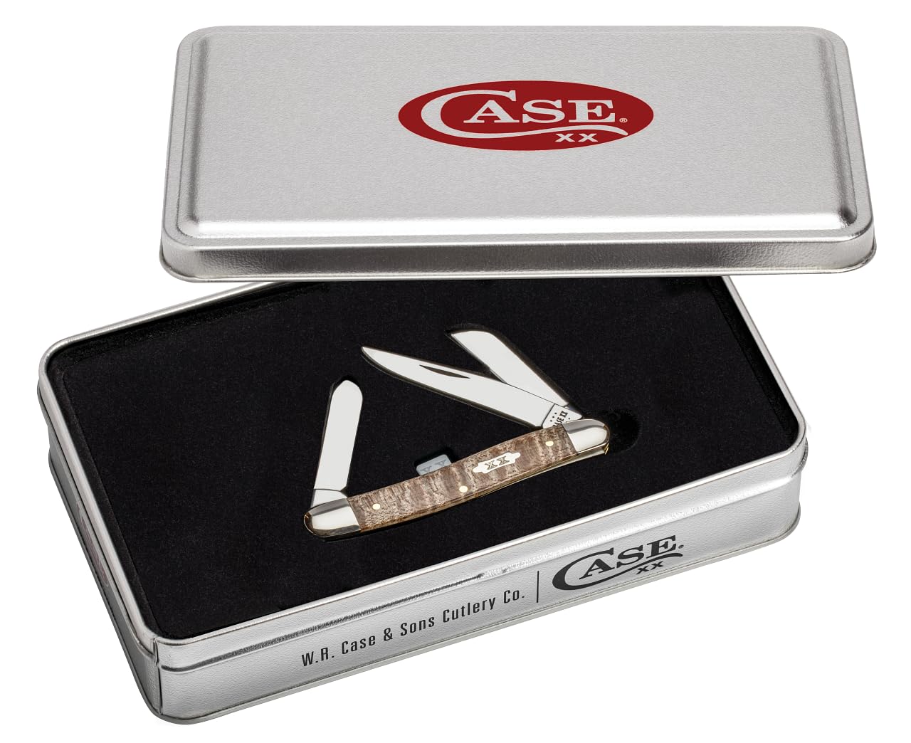 Amazon.com: Case XX Pocket Knife NATURAL CURLY MAPLE SMOOTH MEDIUM